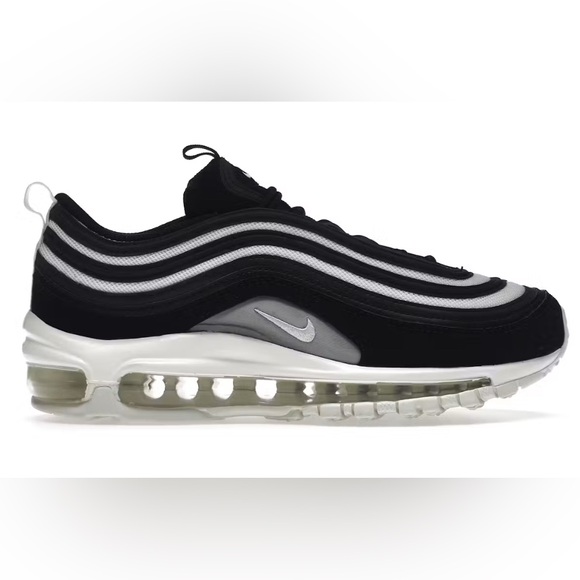 Nike Shoes - Nike Air Max 97 Black and Silver Men's Sneakers